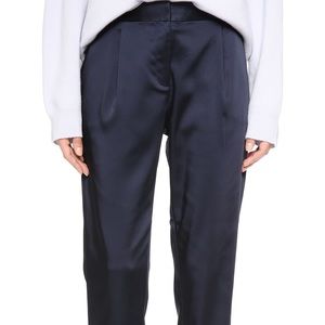 T by Alexander Wang Satin Trousers